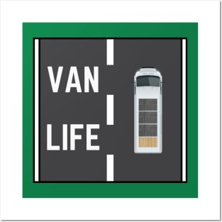 Van Life Highway Posters and Art